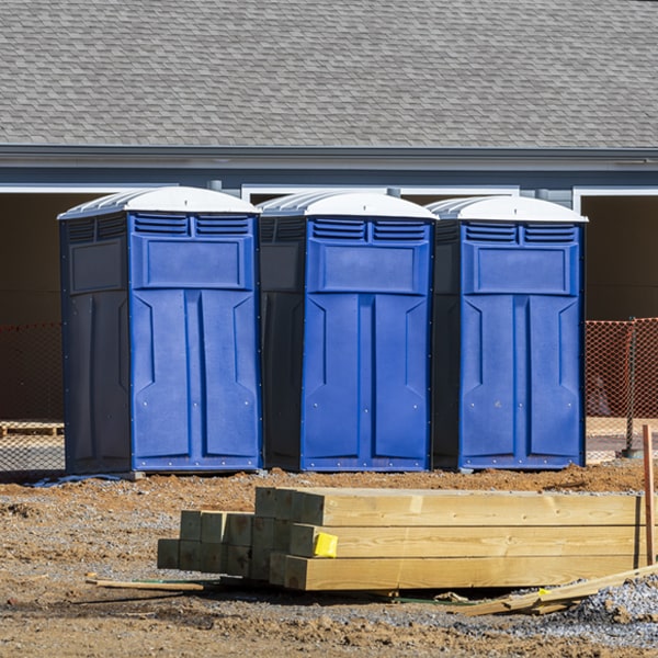 are there any restrictions on where i can place the portable restrooms during my rental period in Hatfield Missouri